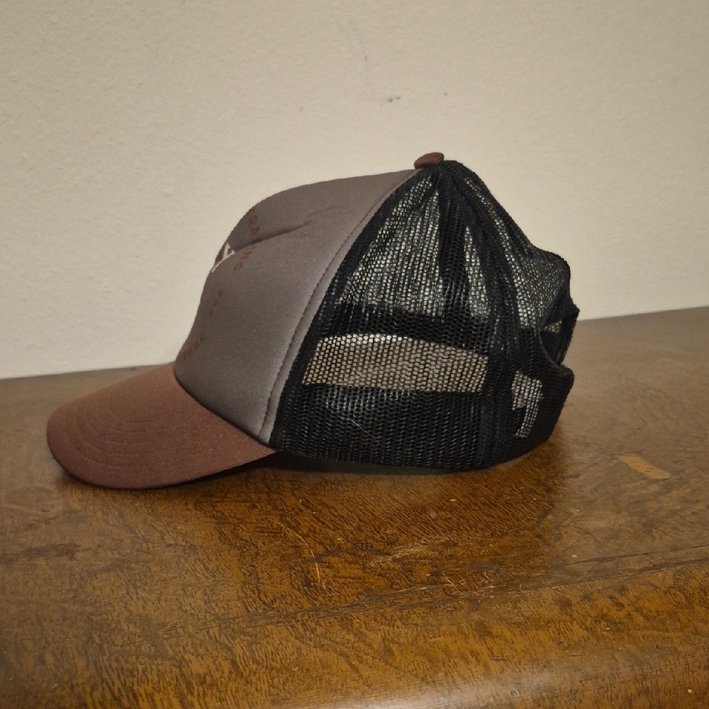 Duluth Trading Co Brown and Gray 'DIY or DIE' Trucker Hat - Picture 3 of 5